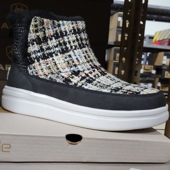Hey Dude Shoes - Hey Dude Mel Plaid Bootie